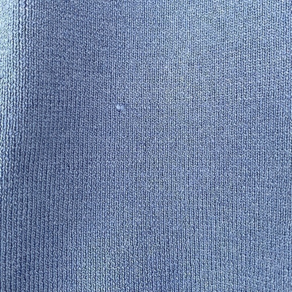 CABLE & Gauge Fine Knit Sweater Womens Large V Neckl8ne 3/4 Sleeves - Picture 9 of 11